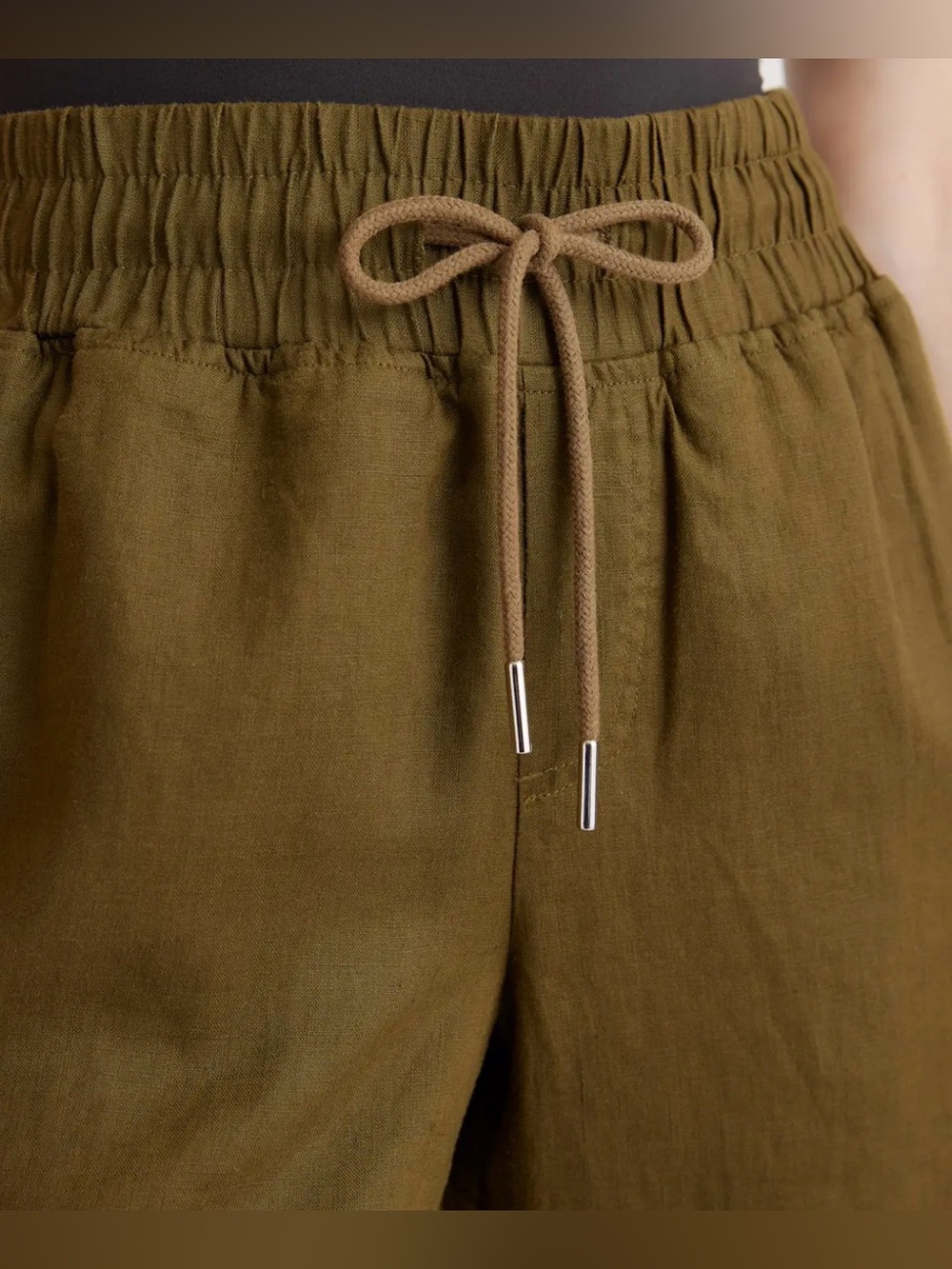 Quince 100% European Linen Wide Leg
Pants Martini Olive- XL - Picture 3 of 13